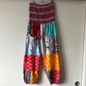 Boho Multicolor Patchwork Harem Pants
100% Cotton